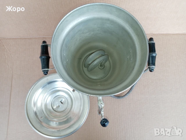 самовар работещ СССР 1981 година, снимка 5 - Антикварни и старинни предмети - 50671406