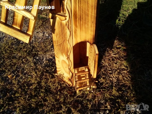 Дървена мелничка за декорация, снимка 10 - Декорация за дома - 38259001