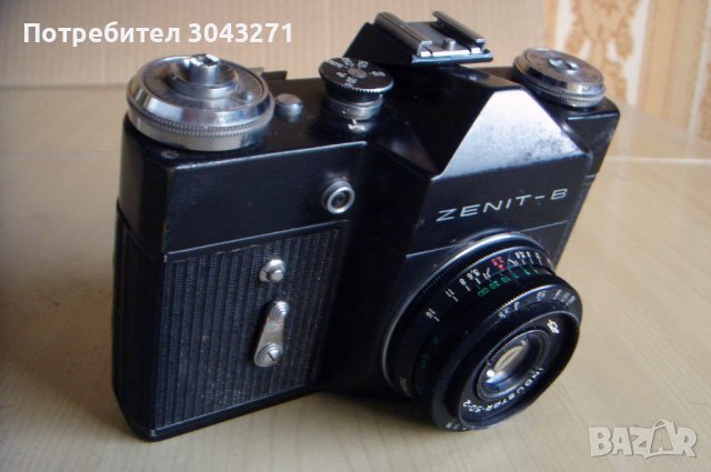 ZENIT B с обектив Индустар и калъф., снимка 3 - Фотоапарати - 43791686