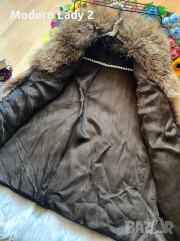 Богат елек от лисица, снимка 4 - Елеци - 51000085