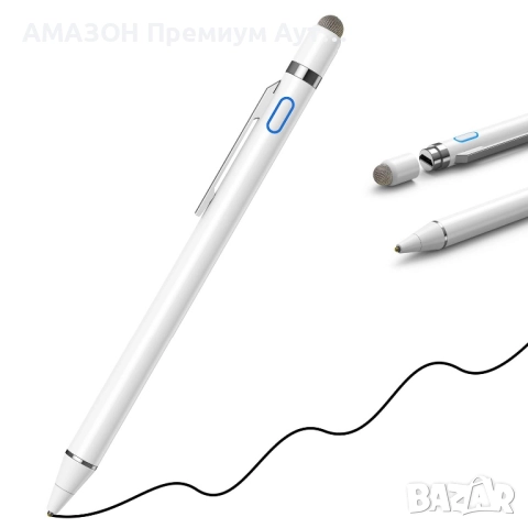 Lezun Универсален активен Stylus Pen с фин метален връх 1,5 мм, Android/IOS/Apple pencil 