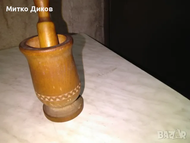 Тахан хаван хаванче винтидж Н-126мм и фи 72мм, снимка 2 - Аксесоари за кухня - 49625162