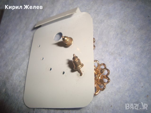 ПОЗЛАТЕНИ КРАСИВИ с ЮВЕЛИРНО ФАСЕТИРАН ЦИРКОН МОДНИ МАРКОВИ ОБЕЦИ - НОВИ 92113, снимка 3 - Обеци - 36596924