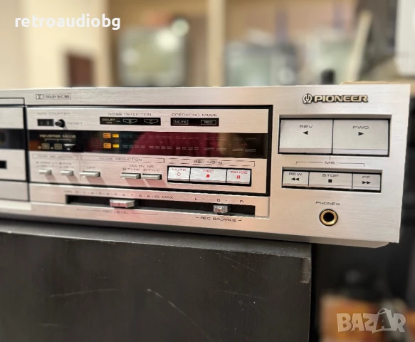 🔊Ретро дек Pioneer CT-1080 R - 1987 г. - профилактиран🔊, снимка 3 - Декове - 50657579