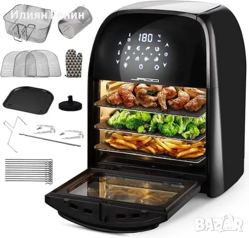 8-в-1 фритюрник с горещ въздух 12 L, снимка 2 - Фритюрници - 47996194