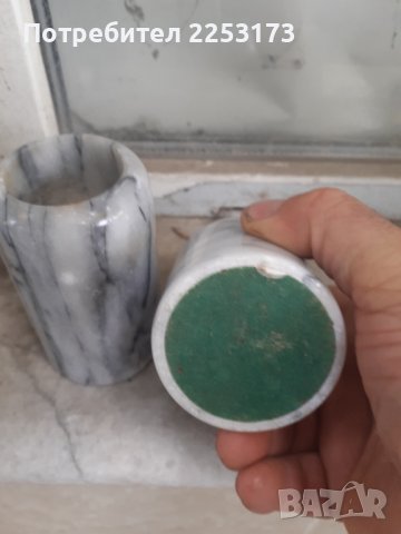 Мраморни свещници лот, снимка 4 - Декорация за дома - 38020192