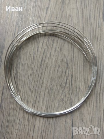 Сребърна тел, снимка 2 - Колиета, медальони, синджири - 28930741