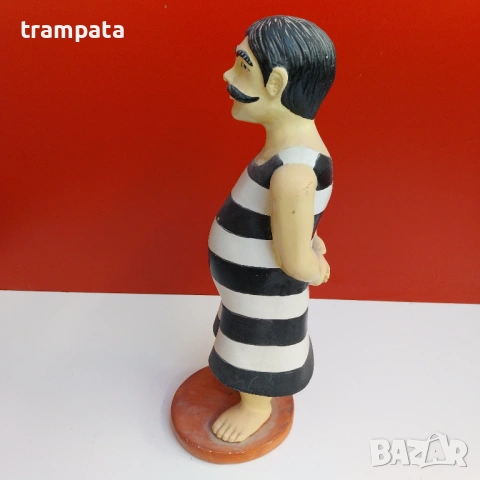 НАЙ ДОБРАТА ОФЕРТА Винтидж фигура спасител 50те около 35см., снимка 5 - Антикварни и старинни предмети - 53143637