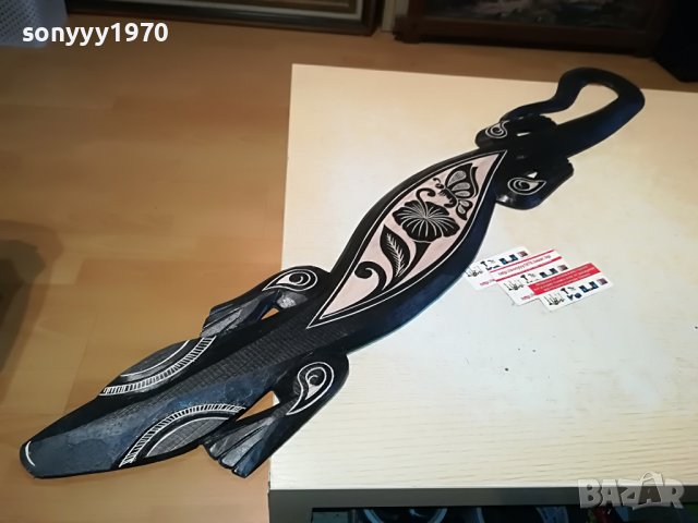 ДЪРВЕН САЛАМАНДЪР-1 МЕТЪР 2512221230, снимка 2 - Антикварни и старинни предмети - 39105548