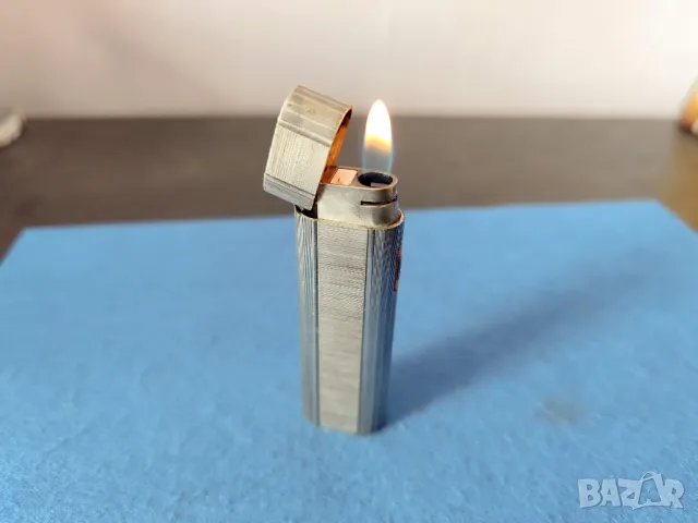 Японска посребрена запалка Maruman IC 503 - бат. 1,5V, снимка 6 - Запалки - 48957769