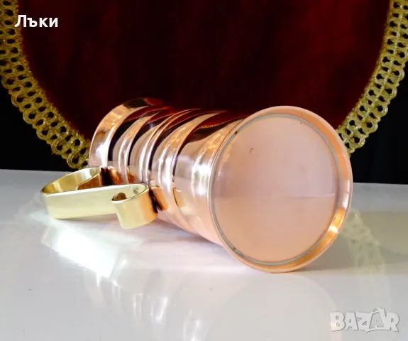 Медна чаша за вино,свръх масивна 320 гр. , снимка 8 - Антикварни и старинни предмети - 50276242