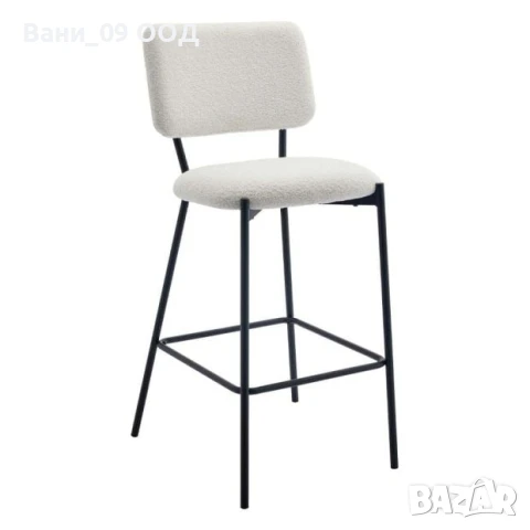 Бар стол с облегалка