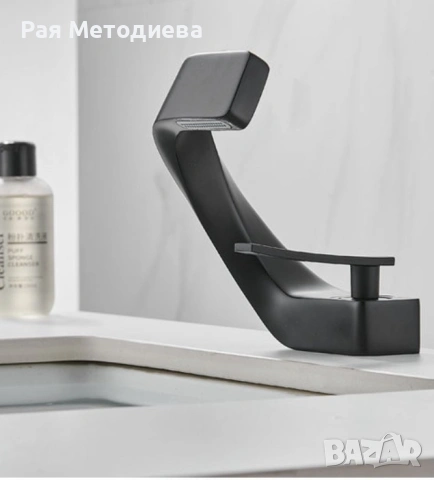 Екстравагантен черен смесител за баня , снимка 11 - Други стоки за дома - 53038053