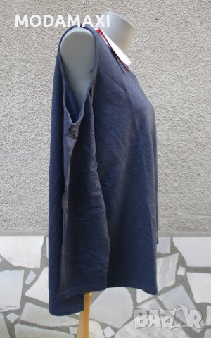 4XL  Нова блуза Sheego  голи рамене , снимка 4 - Блузи с дълъг ръкав и пуловери - 38710599