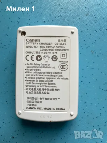 Canon-Зарядно за фото батерии, снимка 2 - Батерии, зарядни - 48368754