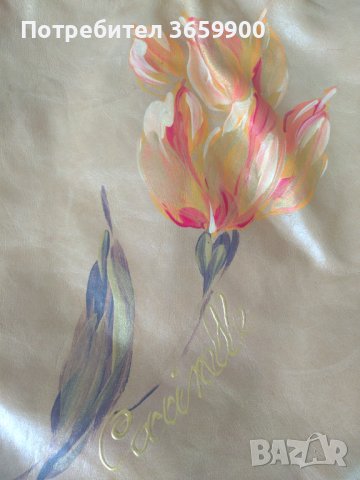 Дамска чанта Coccinelle, рисувана., снимка 2 - Чанти - 40108614