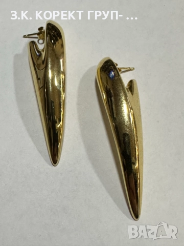 Златни обеци 14к, 5,15гр, снимка 8 - Обеци - 52876267