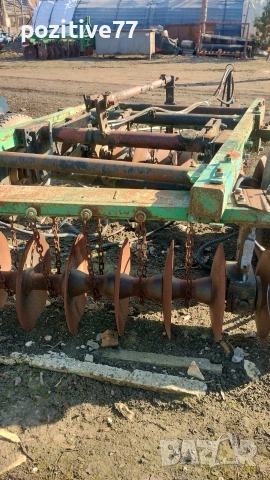 Дискова Брана за Трактор Прикачена в отлично състояние, снимка 4 - Селскостопанска техника - 53238964