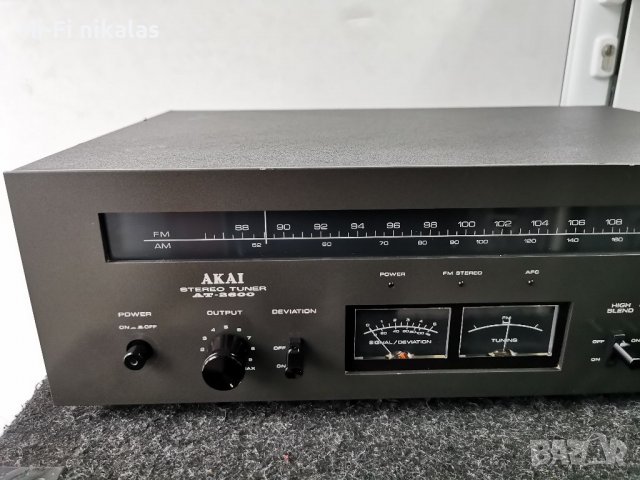 стерео тунер FM радио AKAI AT-2600 , снимка 2 - Ресийвъри, усилватели, смесителни пултове - 38861756