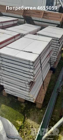 метални плоскости за стилажи, щандове за плодове и зеленчуци, снимка 5 - Стелажи и щандове - 52461957