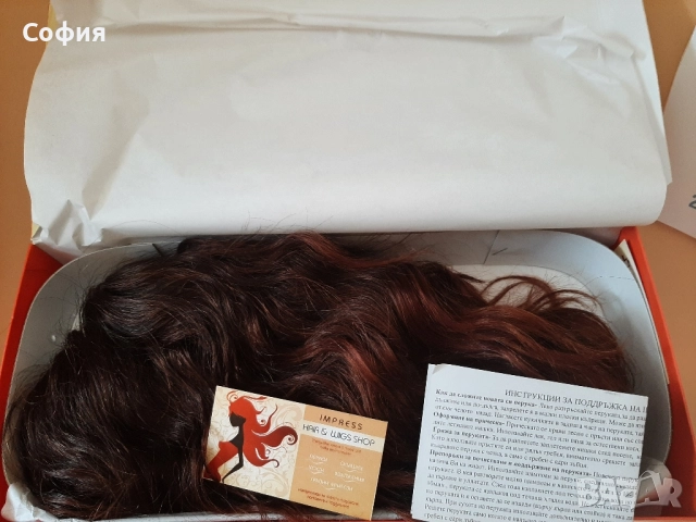 Перука от естествен косъм , снимка 6 - Аксесоари за коса - 52038628