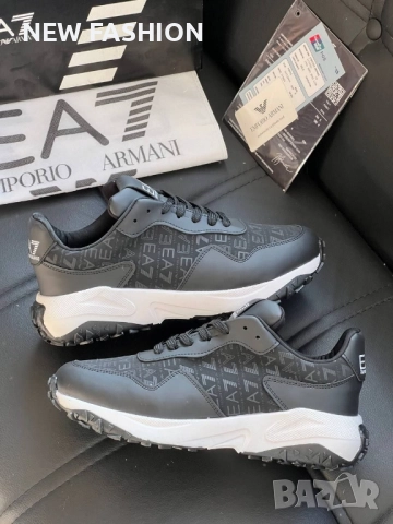 Мъжки Маратонки ✨ Armani , снимка 4 - Маратонки - 51473607