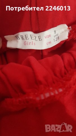 Червена поличка с дантелка, снимка 3 - Детски рокли и поли - 43518401