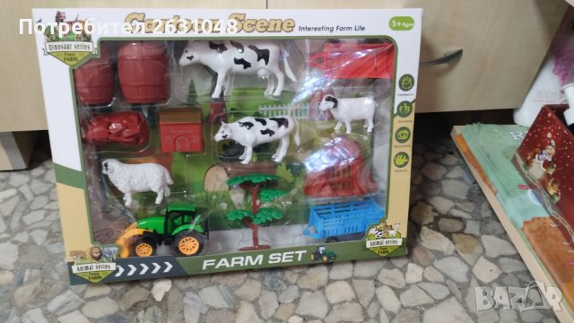 играчка  ферма cartoon scene farm set, снимка 3 - Други - 43987577
