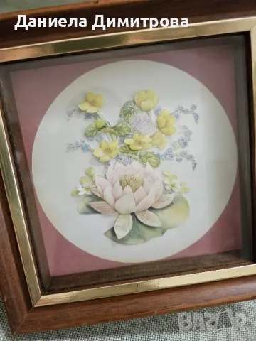 2 броя 3Д мини картини с дървена рамка и стъкло от Питър Ганди, снимка 4 - Картини - 48404884