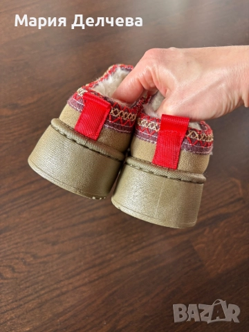 Къси боти на платформа с подплата от изкуствена кожа , снимка 4 - Дамски ежедневни обувки - 52262494