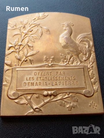 Плакет Франция, снимка 2 - Други ценни предмети - 26596728