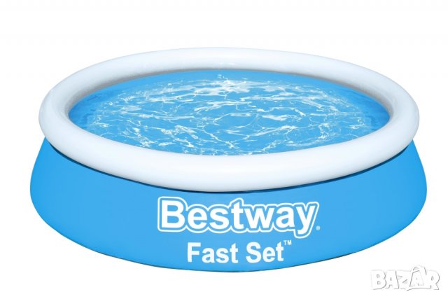 Басейн с надуваем ринг BESTWAY -  ( 1.83 х 0.51 м. ) 57392, снимка 1 - Басейни и аксесоари - 37207255