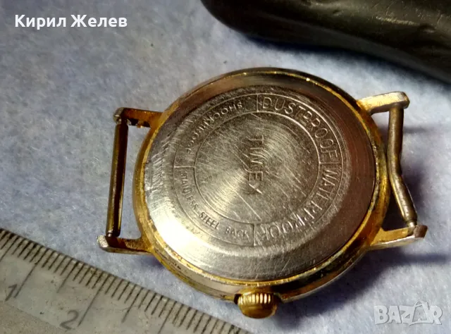 TIMEX WATERPROOF MADE in GREAT BRITAIN Стар ПОЗЛАТЕН АНГЛИЙСКИ РЪЧЕН ЧАСОВНИК ТАЙМЕКС РАБОТЕЩ 49587, снимка 8 - Антикварни и старинни предмети - 48467257