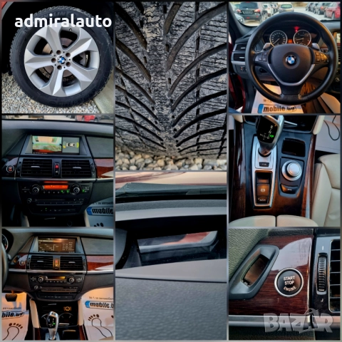 BMW X6 3.5D-Xdrive-SPORT PAKET-NAVI-BI XENON, снимка 13 - Автомобили и джипове - 52777132