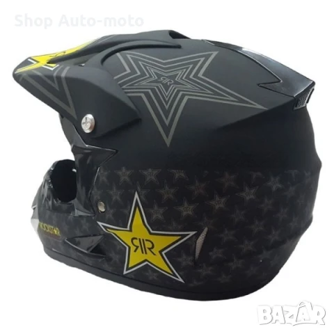 Каска за мотор Automat, Кросова, 0222, S и M размер, Черен, снимка 4 - Аксесоари и консумативи - 50577594