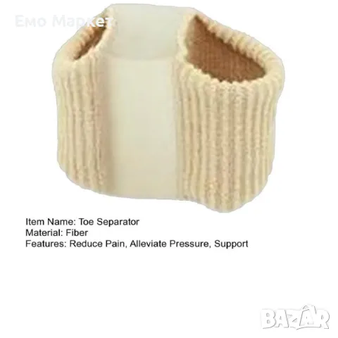 Силиконов разделител за пръстите на краката, коректор за корекция на палеца, снимка 3 - Други - 48903383