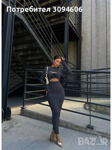 Стилна и секси дамска рокля, снимка 2 - Рокли - 52663488