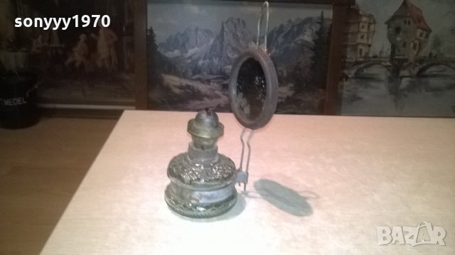 антик-газова лампа-ретро колекция-25х10см, снимка 9 - Колекции - 28057359
