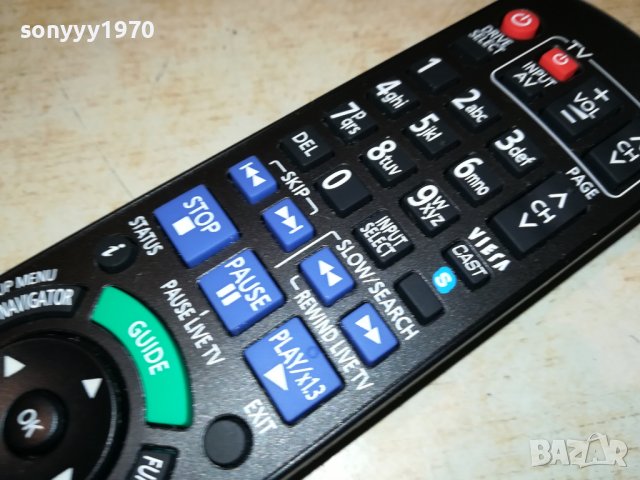 SOLD-PANASONIC BLU-RAY DISC RECORDER REMOTE-FRANCE 2707221351, снимка 15 - Дистанционни - 37514076