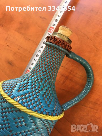 ШИШЕ БУТИЛКА УНИКАЛНА ОПЛЕТКА ОТ СОЦА, снимка 6 - Други - 37894382