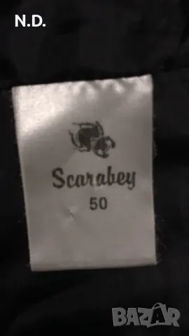 Дамско зимно черно вълнено палто Scarabey, размер М, снимка 6 - Палта, манта - 47961115