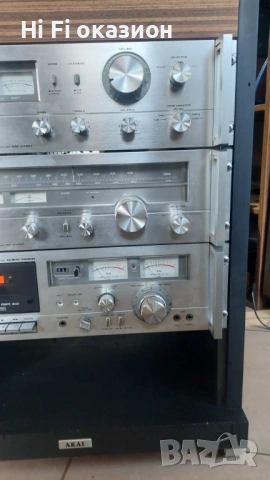 Рак система AKAI  Akai AM 2450 * Akai AM 2450 * Akai GXC 706D * Akai AP 103 FA , снимка 5 - Ресийвъри, усилватели, смесителни пултове - 53490562