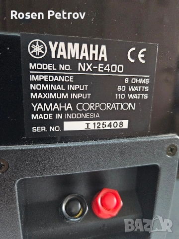 YAMAHA NX-E400, снимка 4 - Тонколони - 53229017