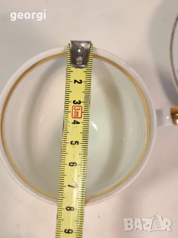 немски порцеланов двоен сет за кафе с цветя 7/4, снимка 6 - Сервизи - 49839978