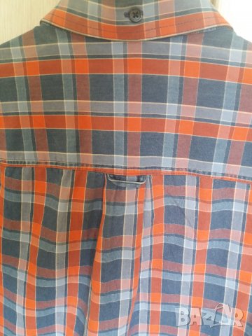 Мъжка риза дълъг ръкав на квадрати, снимка 5 - Ризи - 33046362