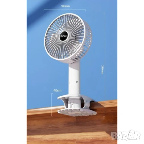Многофункционален настолен вентилатор, снимка 2 - Вентилатори - 50960459