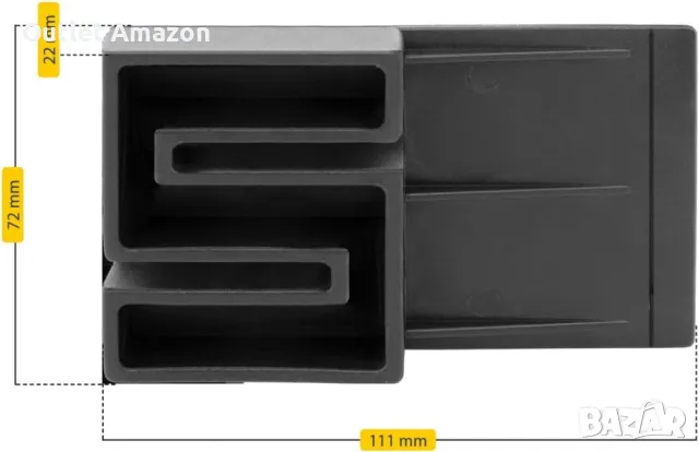 Schellenberg 16010 Ролетна брава, антрацит, плъзгаща се брава

, снимка 6 - Гаражни врати - 49555930