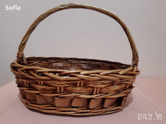 Ратанови Кошница и голям панер/Макраме голямо за висяща саксия за дома или вилата, снимка 8 - Декорация за дома - 31805412