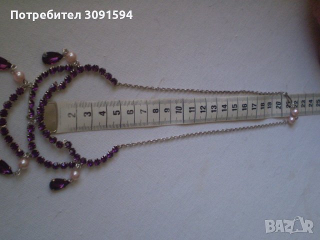 Старо дамско колие огърлица арт деко , снимка 4 - Антикварни и старинни предмети - 37891701