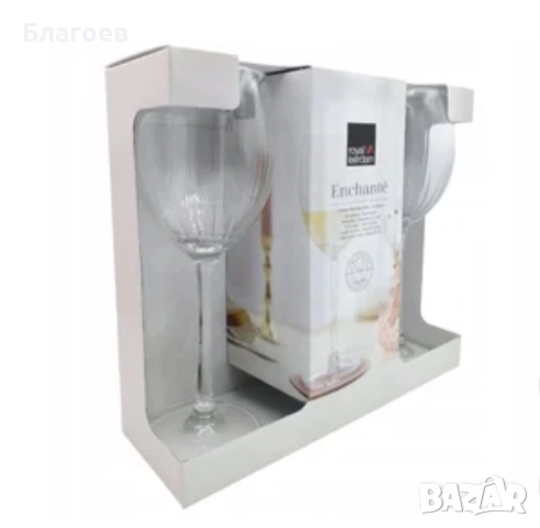 Елегантен комплект от 3 чаши за вино 3300 мл, снимка 2 - Чаши - 52030057